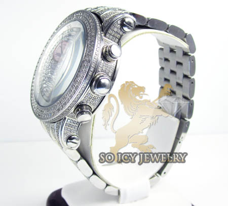 Diamond icelink ice bank mens watch 9.50ct - Image 3