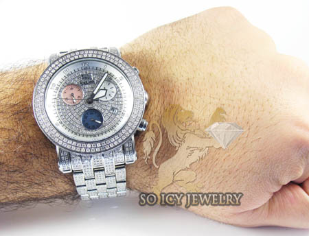 Diamond icelink ice bank mens watch 9.50ct - Image 7