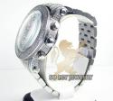 Diamond icelink ice bank mens watch 9.50ct