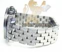 Diamond icelink ice bank mens watch 9.50ct