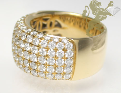 2.40ct unisex 18k solid yellow gold 