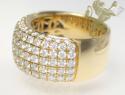 2.40ct unisex 18k solid yellow gold 