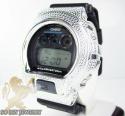 Mens silver g-shock diamond watch 0.15ct