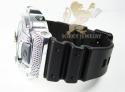 Mens silver g-shock diamond watch 0.15ct