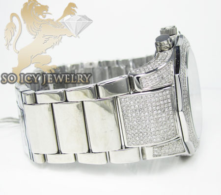 Diamond icelink corona mens watch 4.50ct