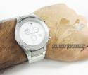 Diamond icelink corona mens watch 4.50ct