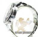 Diamond gucci chrono g watch white stainless steel 2.00 ct