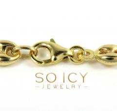 14k yellow gold gucci puff link chain 18-26