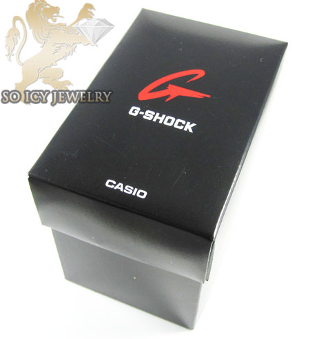 Mens multi color diamond g-shock watch 4.00ct