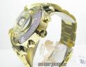 Mens aqua master genuine diamond yellow ornament watch 0.20ct