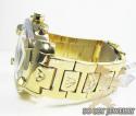Mens aqua master genuine diamond yellow ornament watch 0.20ct