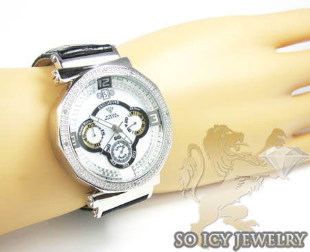Womens aqua master genuine diamond exclusive watch 0.20ct - Image 3