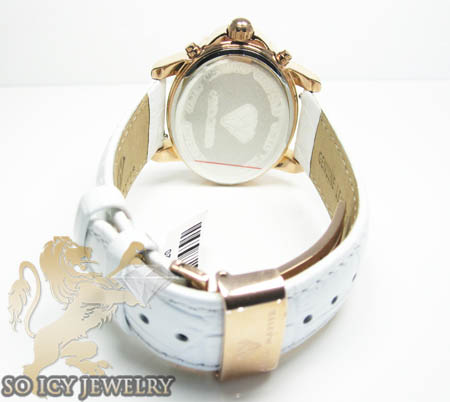 Ladies aqua master genuine diamond rose geneve watch 0.20ct