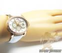 Ladies aqua master genuine diamond rose geneve watch 0.20ct