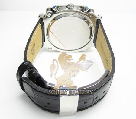 Mens aqua master genuine diamond sqaure watch 1.25ct