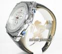 Mens aqua master genuine diamond sqaure watch 1.25ct