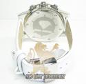 Mens aqua master genuine diamond 50mm watch 0.20ct