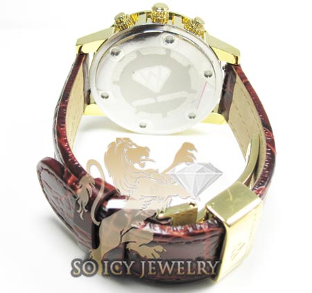 Ladies aqua master genuine diamond yellow 35mm watch 0.20ct - Image 3