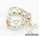 Ladies 18k rose gold diamond heart pendant 0.31ct