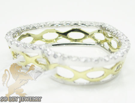 14k yellow gold round diamond heart pendant 0.67ct - Image 3