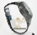 Black diamond gucci g watch black stainless steel 4.75 ct