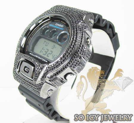 Cz black g shock watch 5.00ct - Image 2