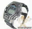 Cz black g shock watch 5.00ct