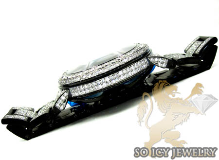 Diamond gucci g watch black stainless steel 9.00ct - Image 7