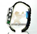 Diamond gucci g watch black stainless steel 9.00ct