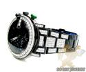 Diamond gucci g watch black stainless steel 9.00ct