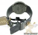 Mens black diamond full case igucci digital watch 5.00ct