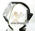 Mens diamond full case igucci digital watch 5.00ct