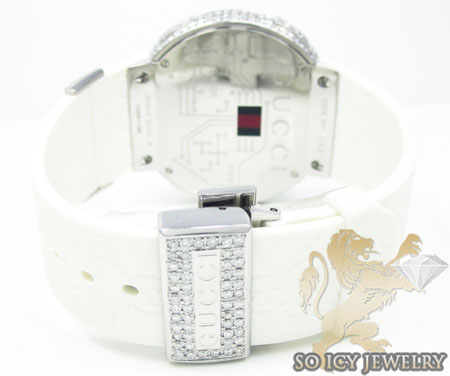 Mens diamond white igucci digital watch 6.50ct - Image 5