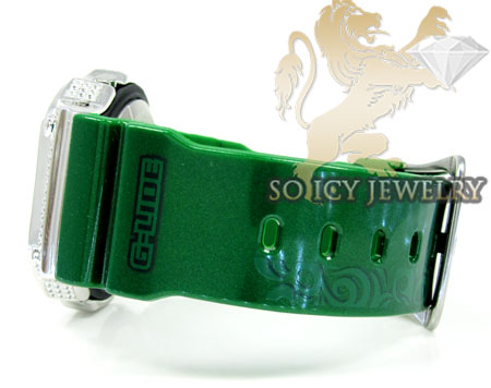 Mens cz g-lide green g-shock watch 4.00ct - Image 4
