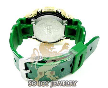 Mens cz g-lide green g-shock watch 4.00ct - Image 3