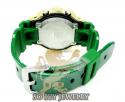 Mens cz g-lide green g-shock watch 4.00ct