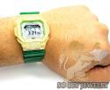 Mens cz g-lide green g-shock watch 4.00ct