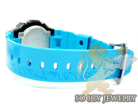 Mens cz g-lide aqua blue g-shock watch 4.00ct - Image 4