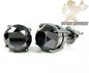 14k black gold black diamond studs 6.00ct