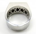 14k white gold 2 row diamond wedding band ring 2.50ct