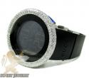 Mens diamond igucci digital full case big bezel watch 12.50ct