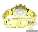 Mens aqua master genuine diamond yellow ornament watch 0.20ct