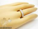 Unisex 14k white gold round diamond wedding band 0.50ct