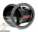 Mens black diamond igucci digital full case big bezel watch 13.00ct
