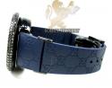 Mens black diamond igucci digital big bezel watch 11.00ct