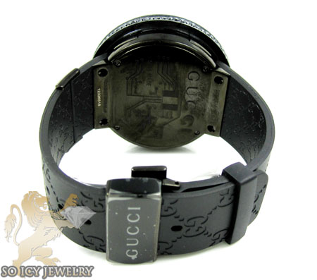 Mens black diamond igucci digital watch 6.00ct - Image 5