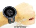 Mens black diamond igucci digital watch 6.00ct