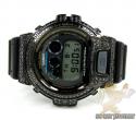 Mens black cz dw-6900 black g-shock watch 3.00ct