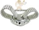Mens white cz dw-6900 g-shock watch full ice 15.00ct