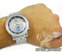 Diamond icelink ice bank mens watch 9.50ct